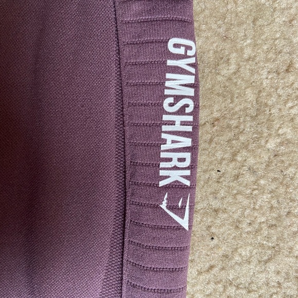 Purple gym shark seamless energy leggings - Picture 3 of 5